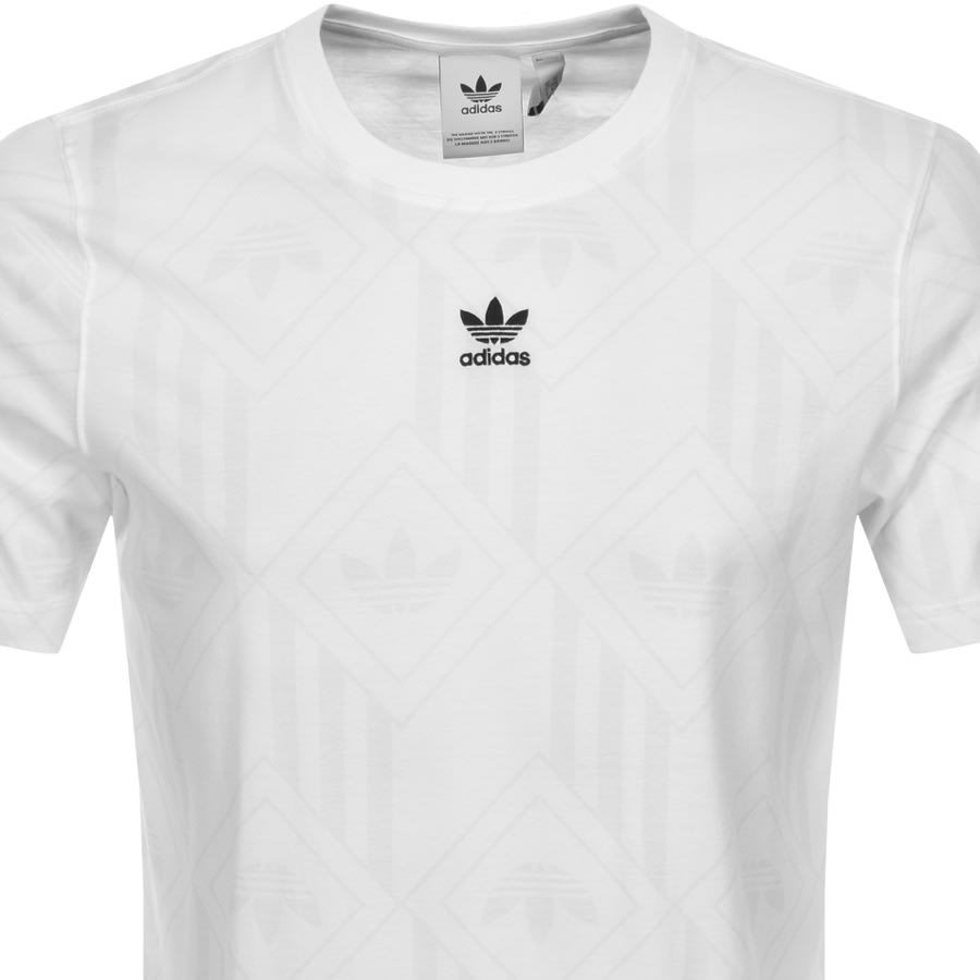 Alternative Image for Productadidas Originals Monogram T Shirt White2